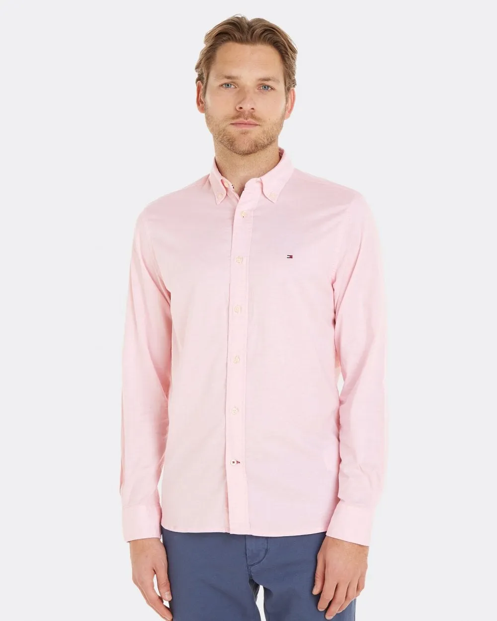 1985 Flex Oxford Long Sleeve Mens Regular Fit Shirt