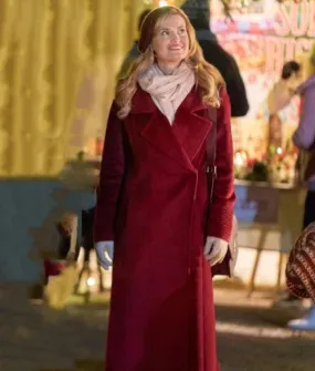 A Not So Royal Christmas Charlotte Red Coat | Brooke D'Orsay Coat