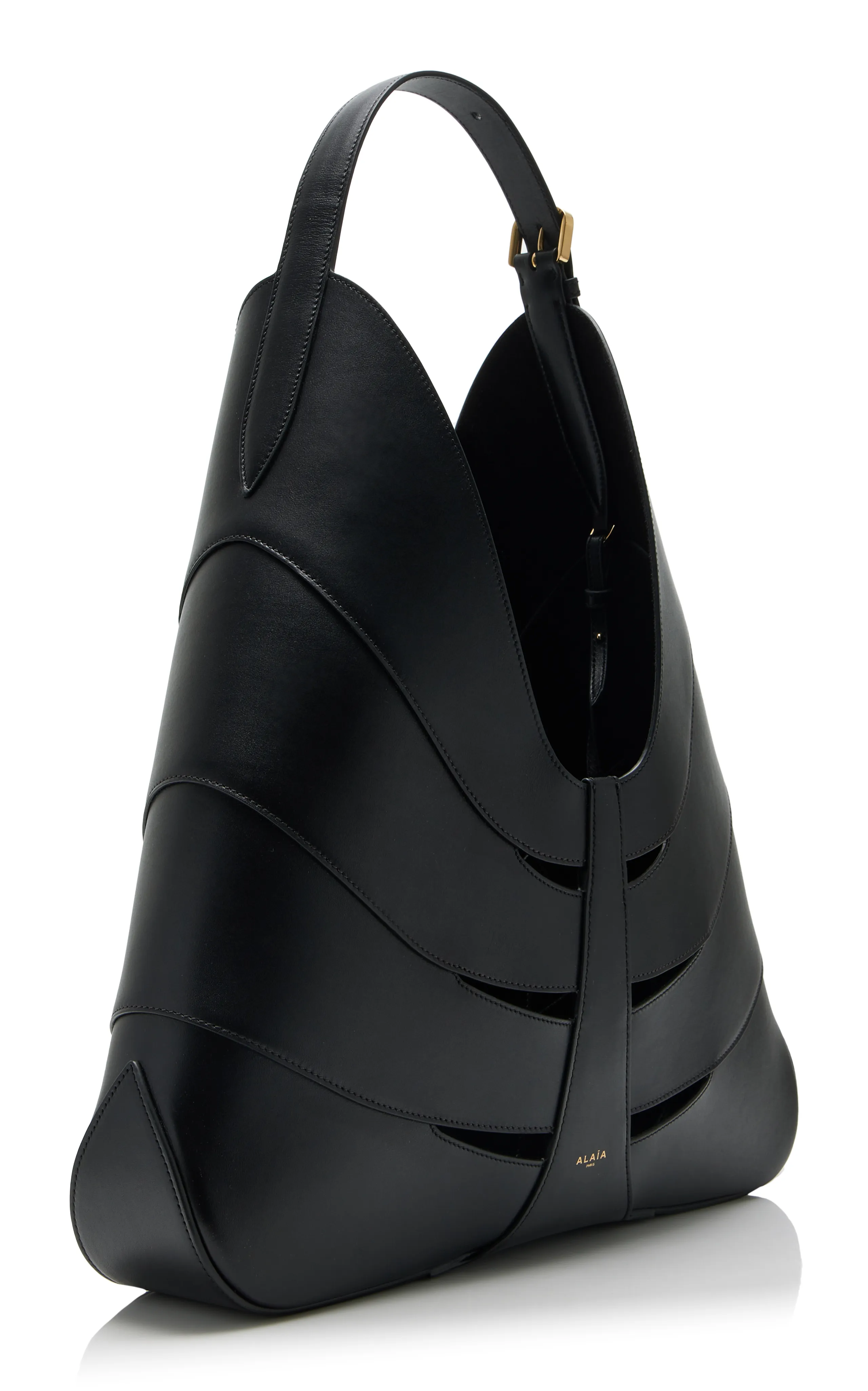 ALAÏA Delta Leather Hobo Bag