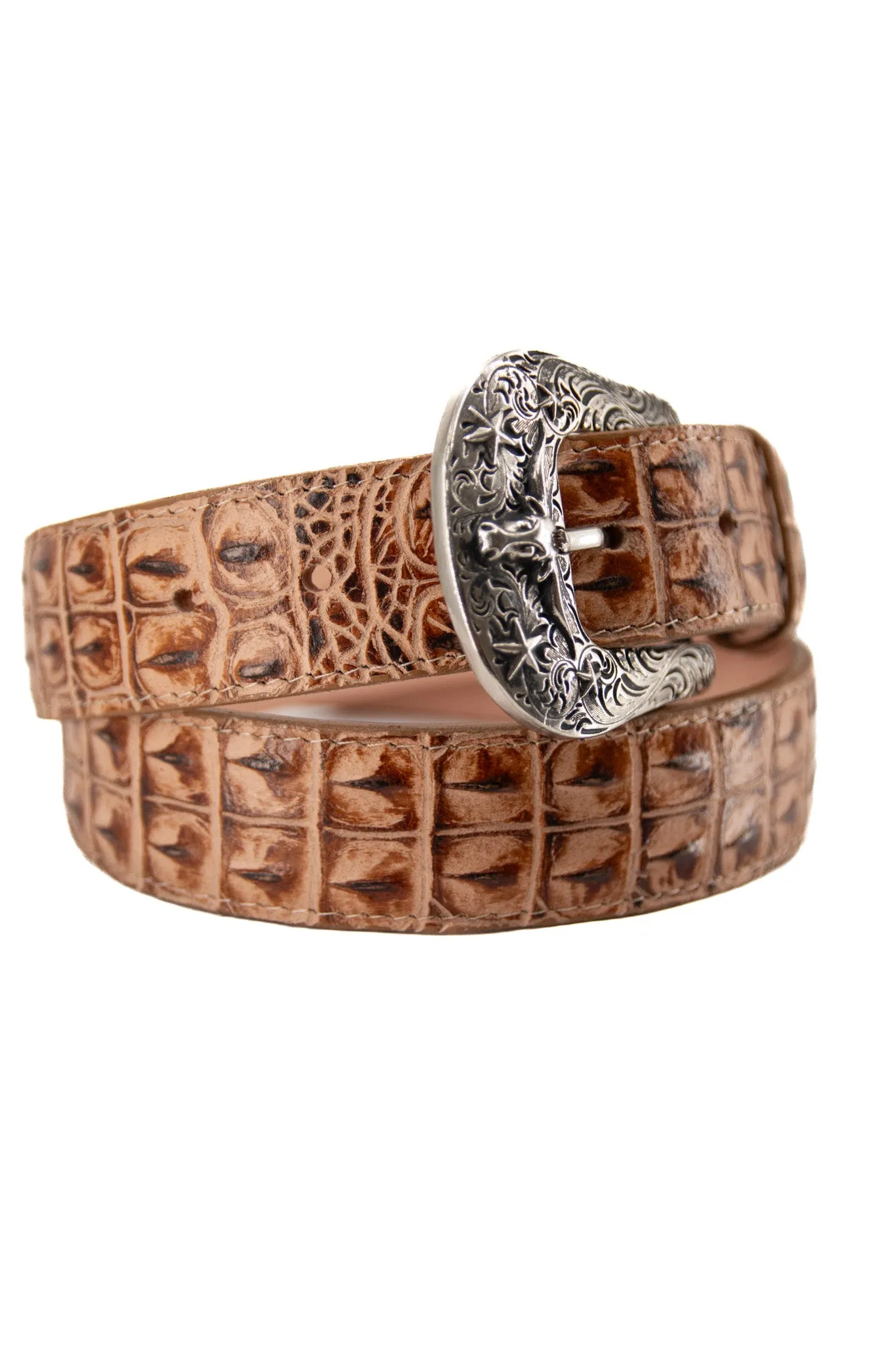 Caiman Hornback Cowboy Belt