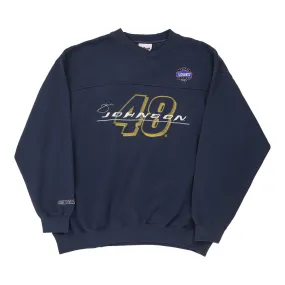 Chase Authentics Nascar Sweatshirt - 2XL Navy Cotton Blend