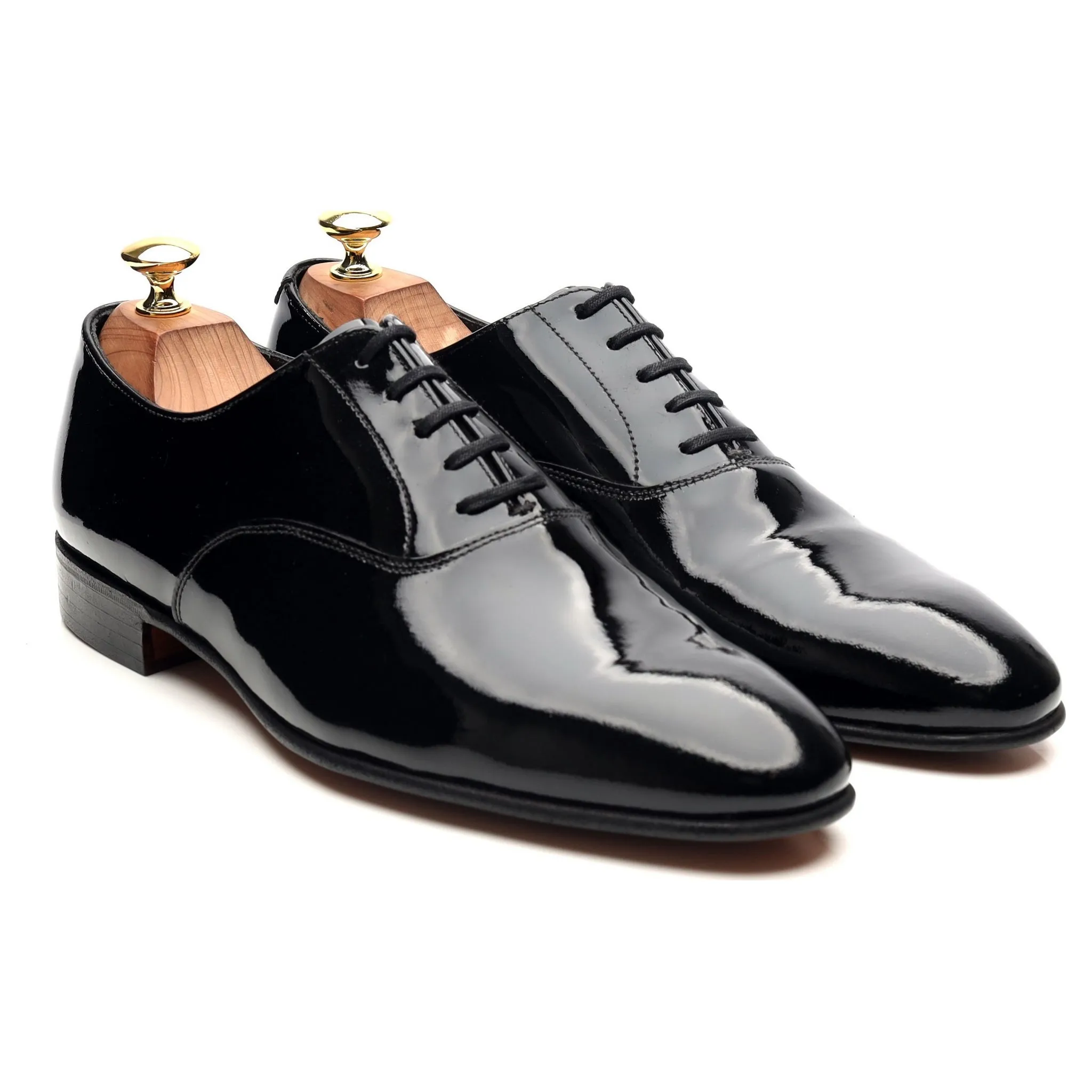 'Cheam' Black Patent Leather Oxford UK 8 E