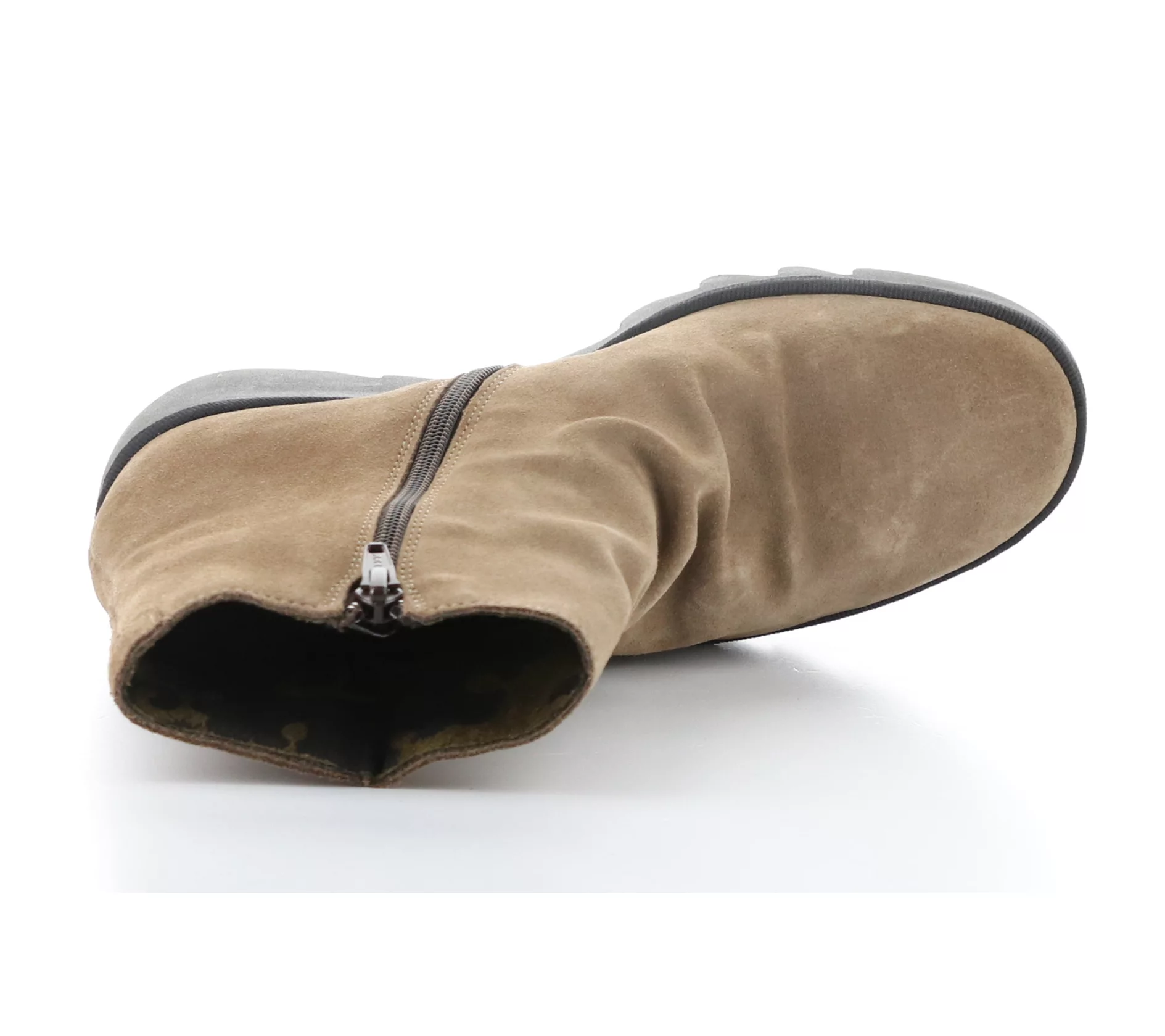 Fly London Oil Suede Wedge Boot- Baan