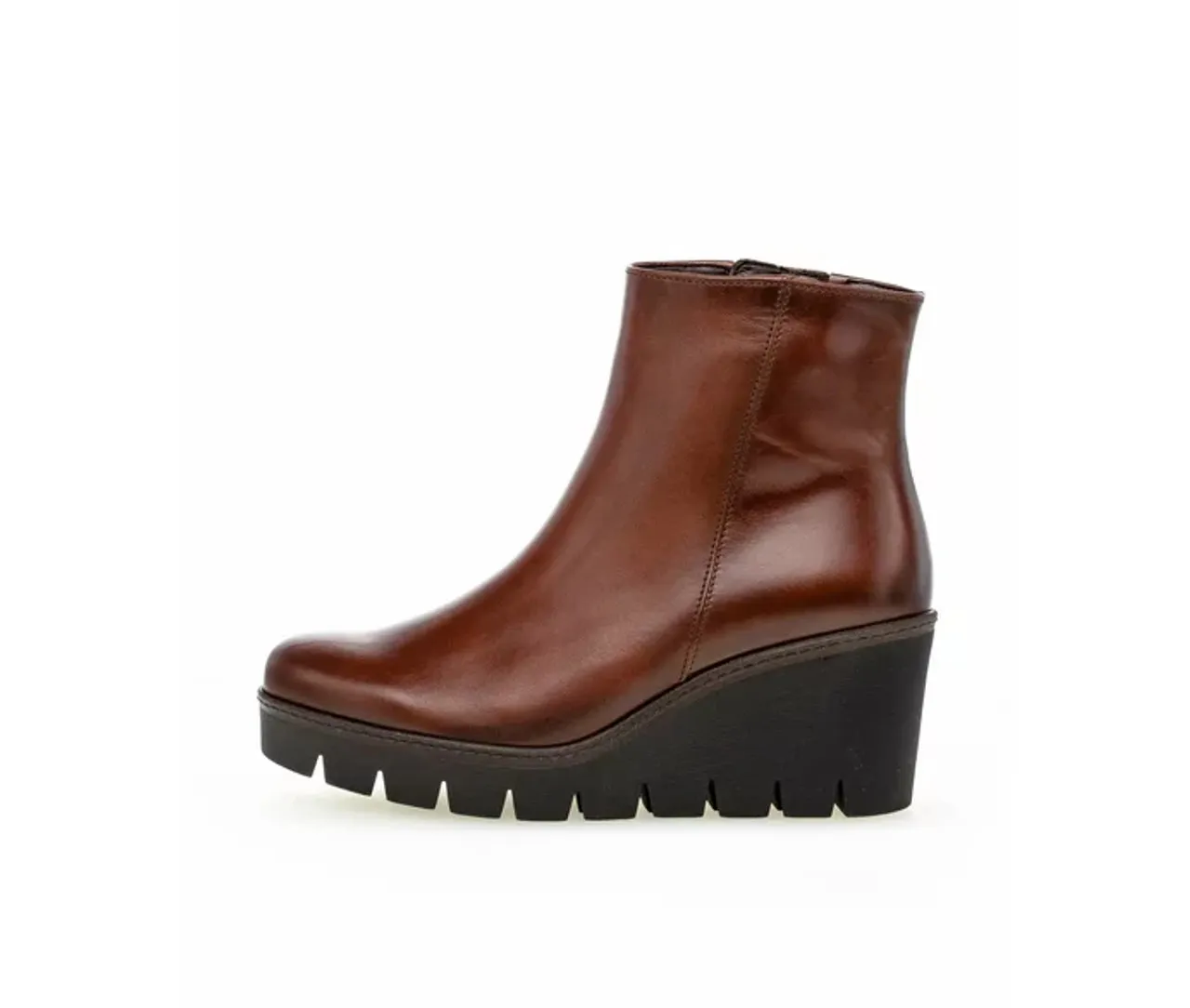 Gabor 54.780.24 Tan Sattel Wedge Ankle Boot