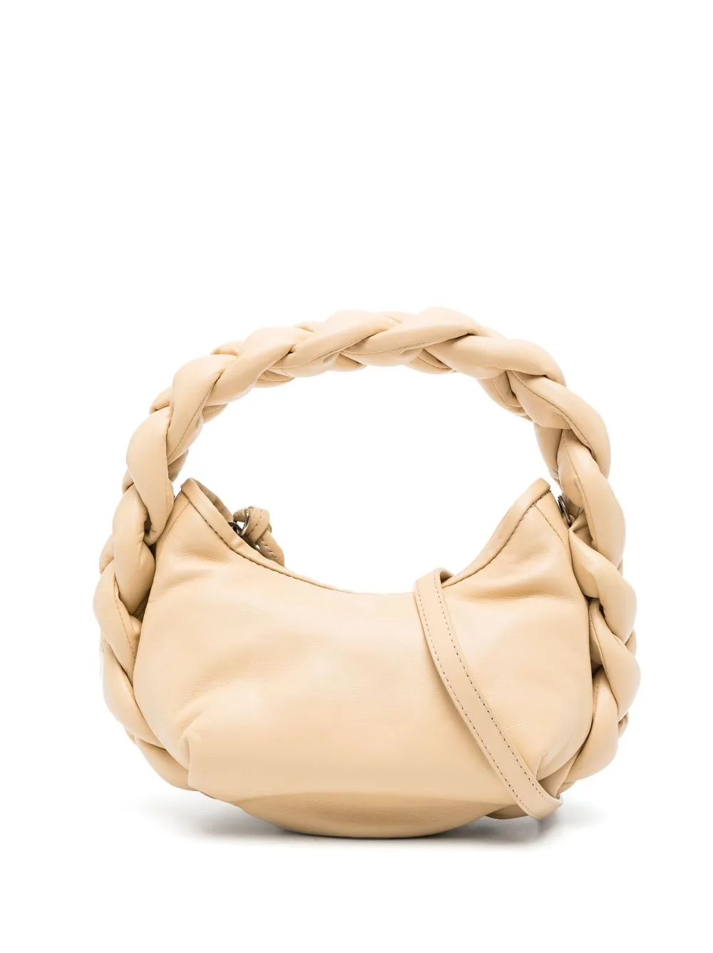 Hereu    Hereu Espiga Mini Braided Handle Leather Handbag