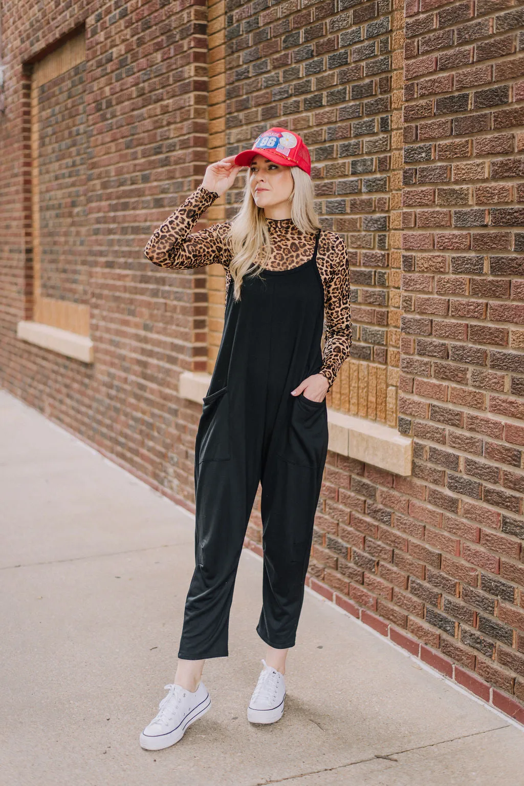 High Neck Mesh Lace Cheetah Top