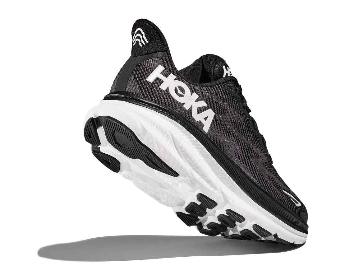 HOKA - Womens Clifton 9 Black/White