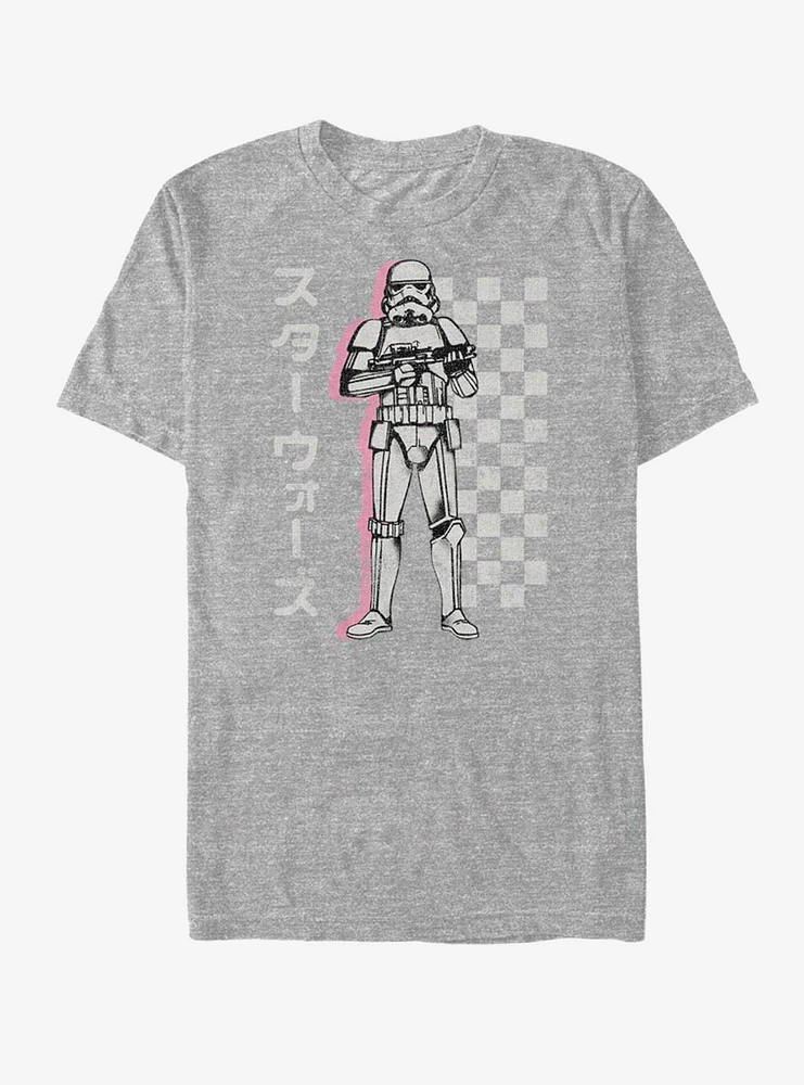 Hot Topic Star Wars Stormtrooper Checked T-Shirt
