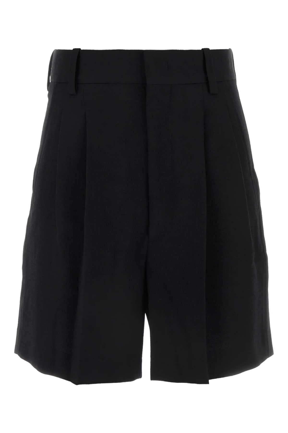 Isabel Marant Black Stretch Polyester Blend Elna Bermuda Shorts