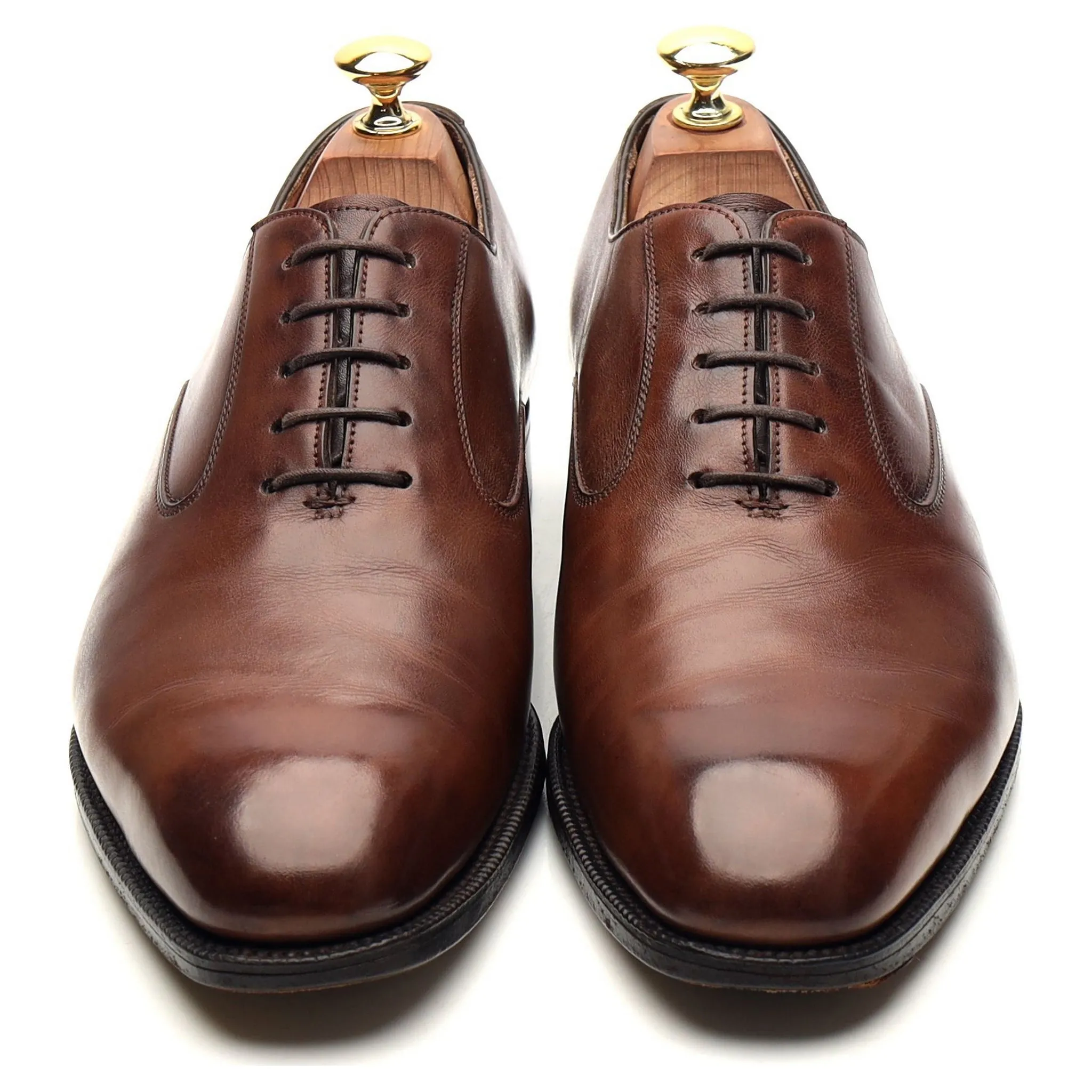 'Ladbroke' Brown Leather Oxford UK 8 E