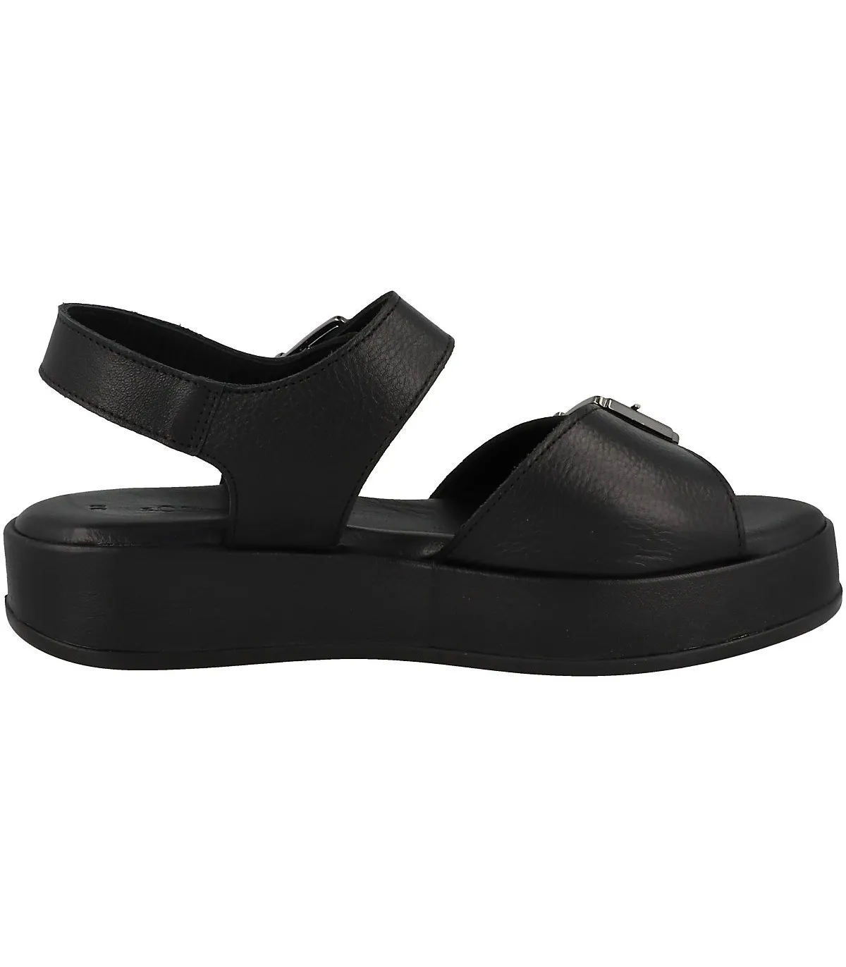 Leather Sandal Platform By Tamaris -Black