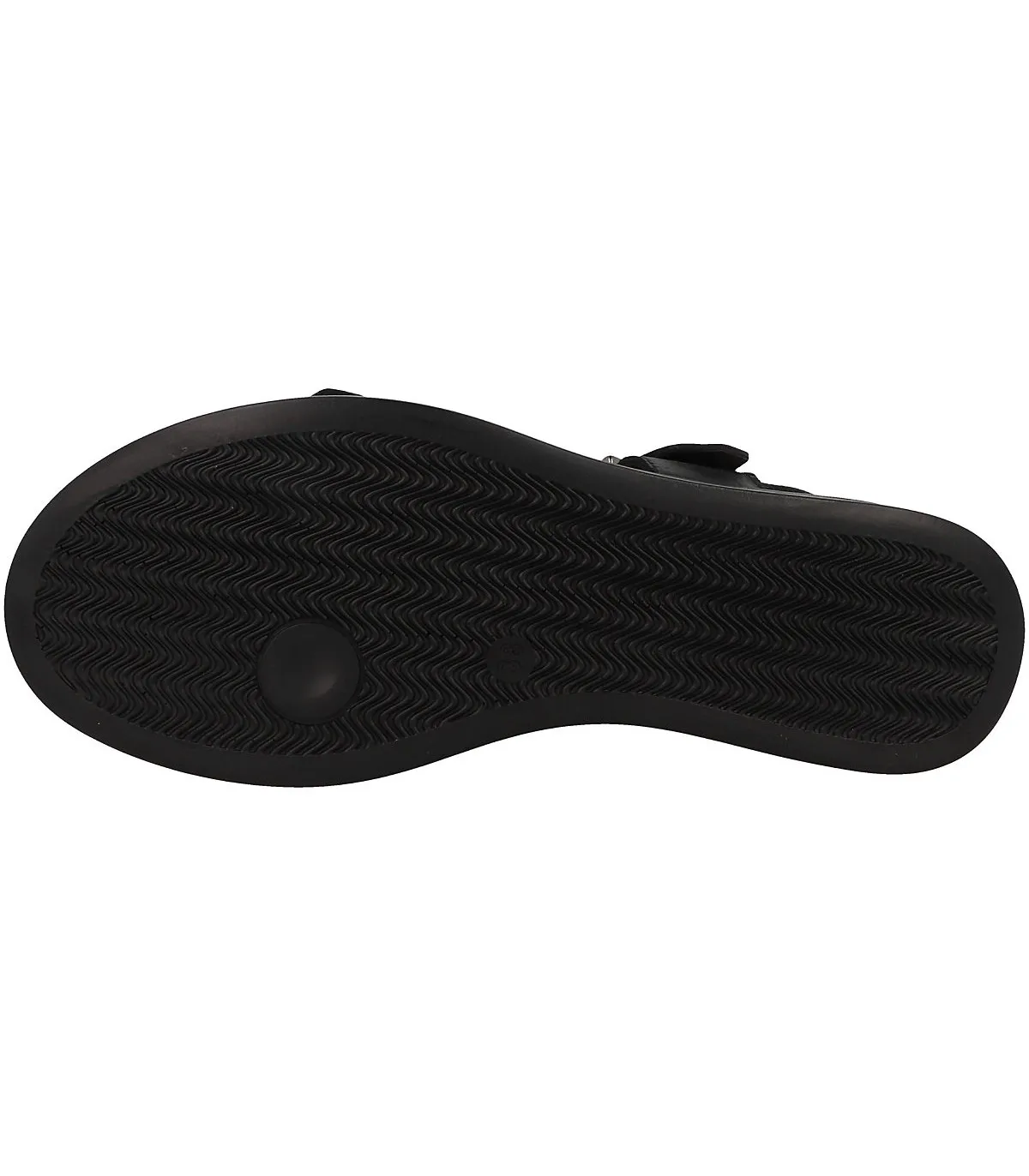 Leather Sandal Platform By Tamaris -Black