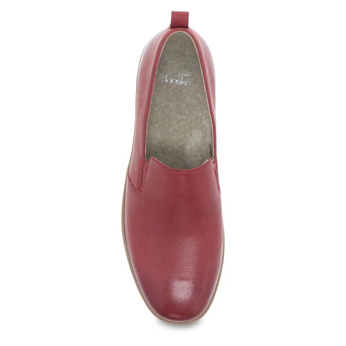 Linley Slip on in Burnished Leather Red  