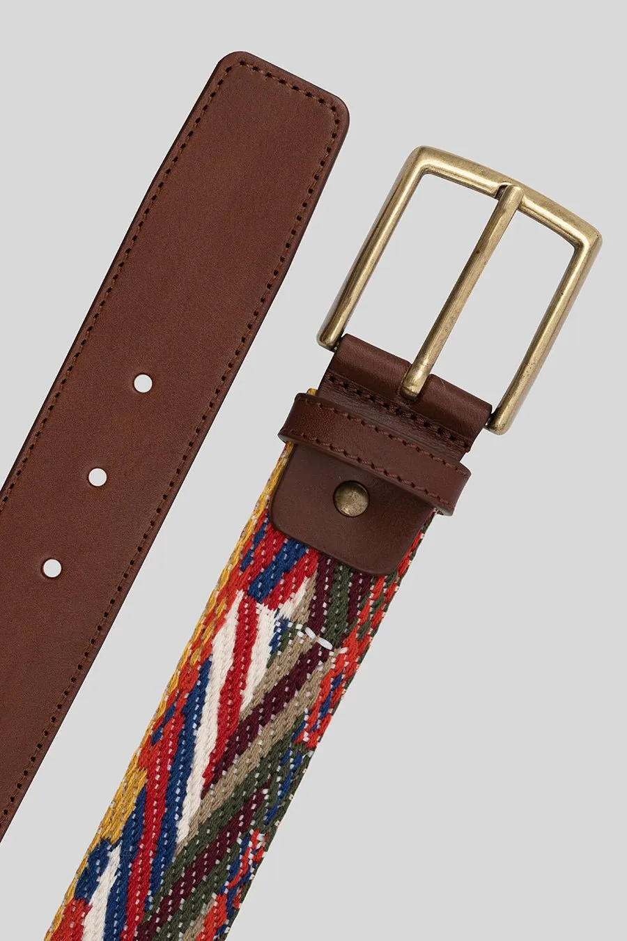 multicolor ethnic belt