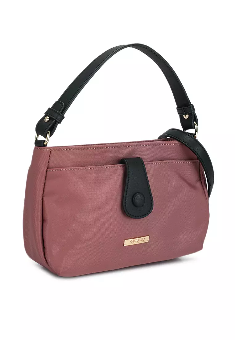 NUVEAU Premium Oxford Nylon Convertible Top Handle Bag
