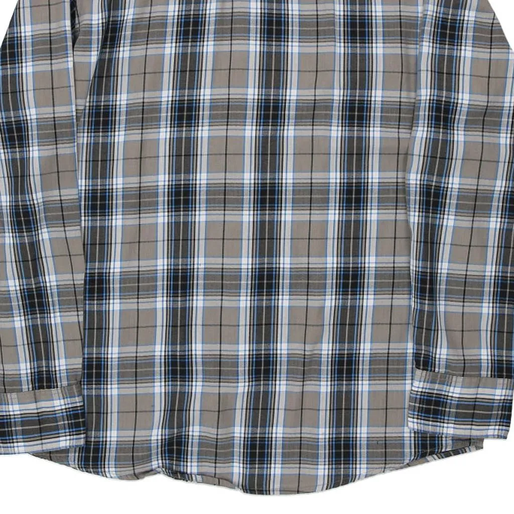 Oakley Checked Shirt - Large Grey Cotton
