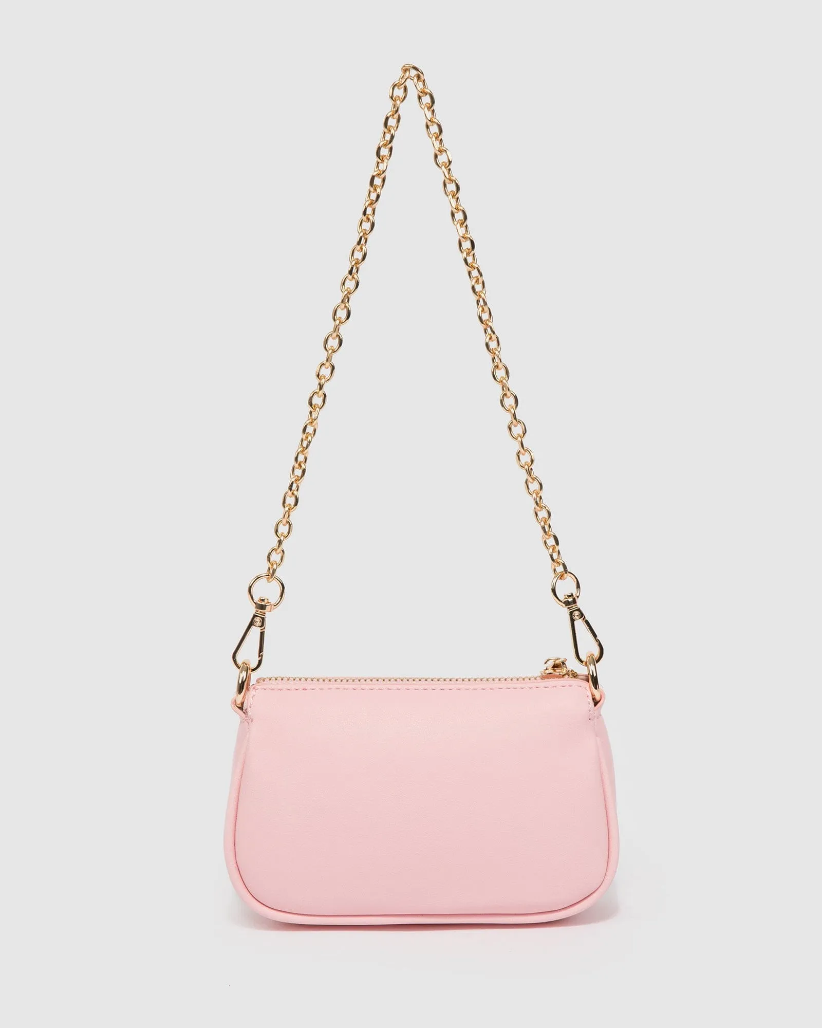 Pink Gaia Chain Mini Shoulder Bag