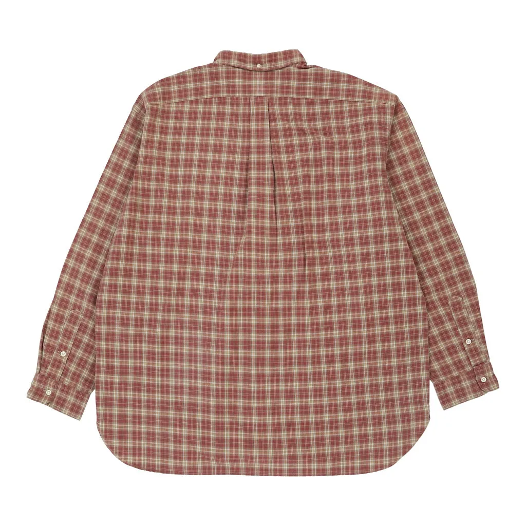 Ralph Lauren Checked Shirt - 2XL Red Cotton