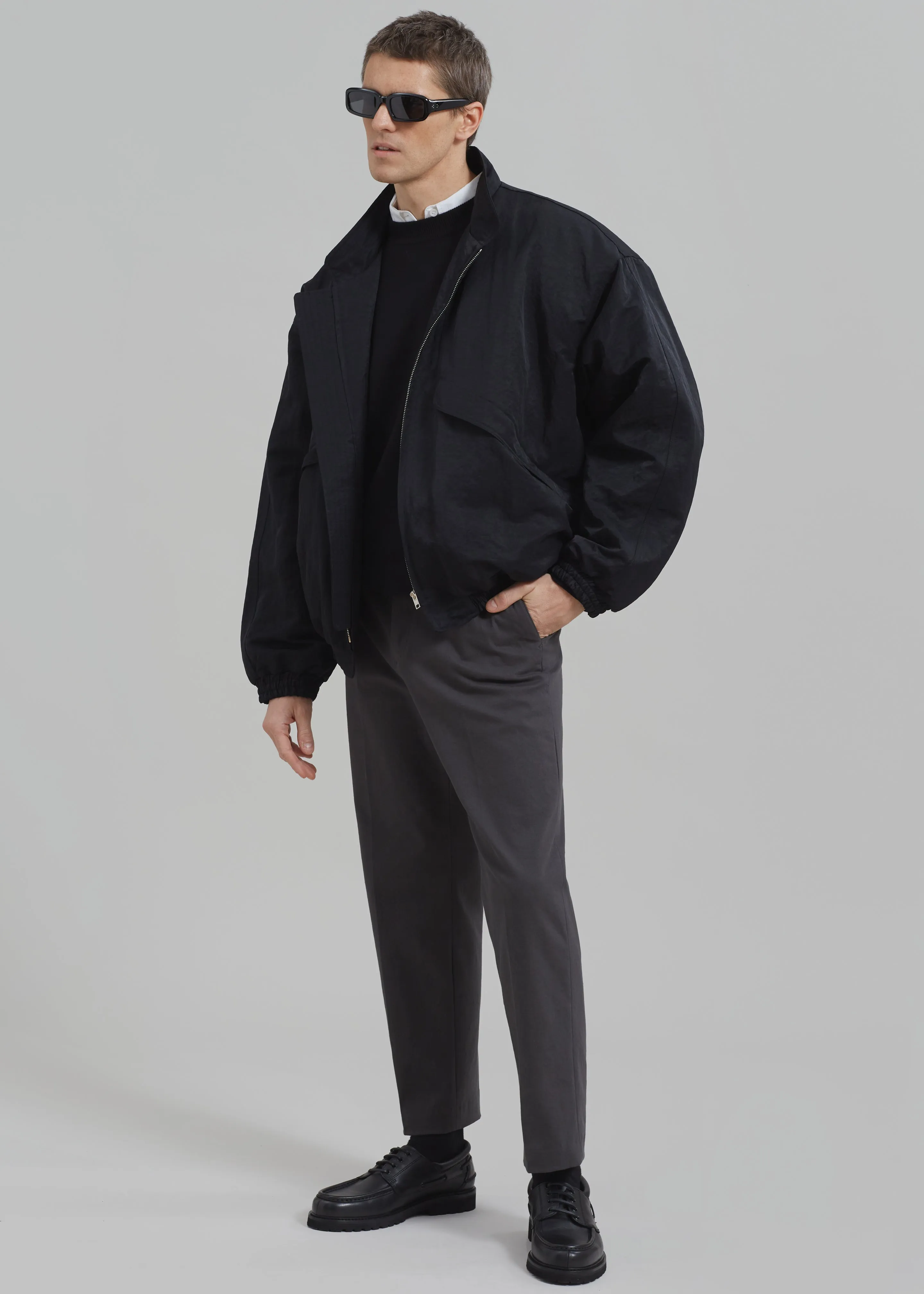Seth Oversized Jacket - Black