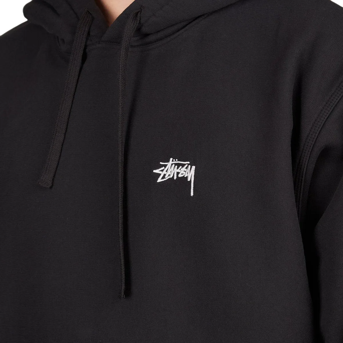 Stüssy Stock Logo Hoodie (Black)