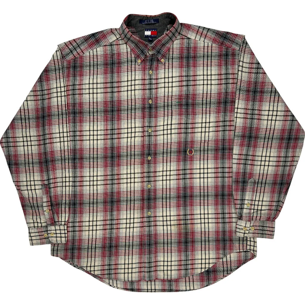 Tommy Hilfiger Plaid Check Shirt - XL - Multicoloured Cotton