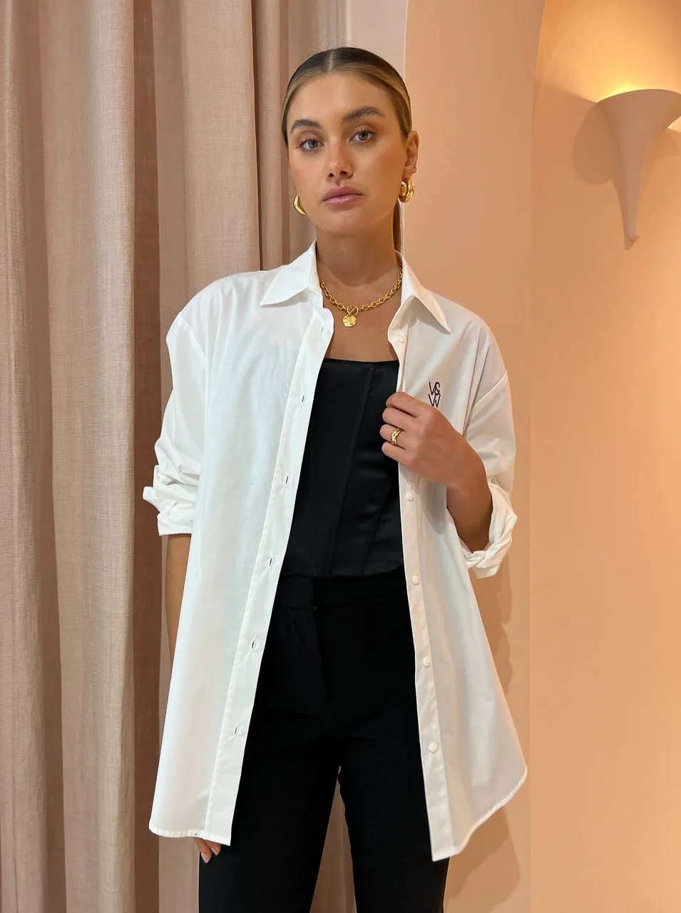 Viktoria & Woods Unisex Oxidant Shirt in Ivory