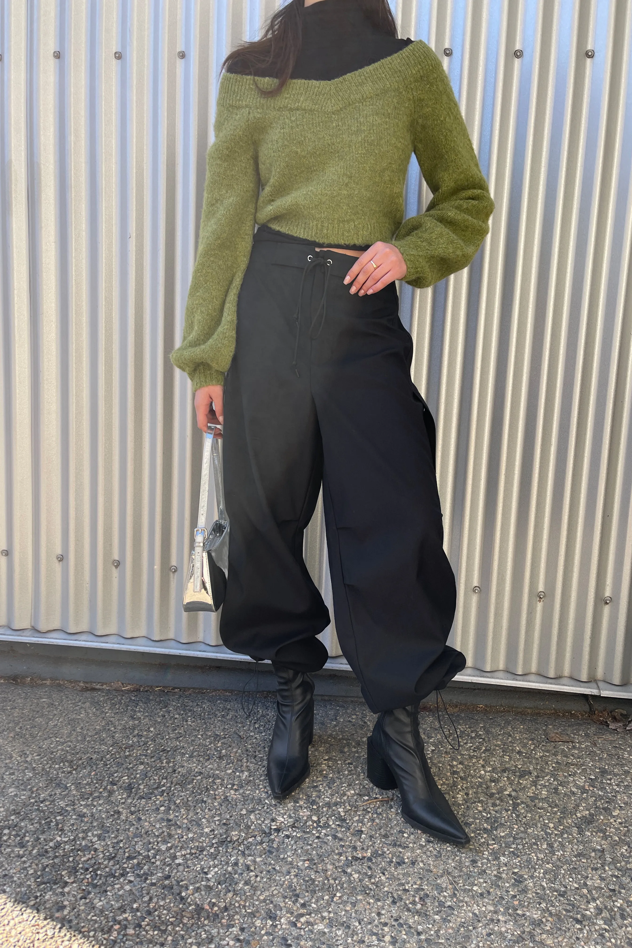 WIDE LEG PARACHUTE PANT