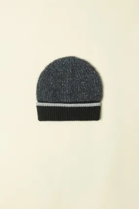 Wool and cashmere beanie
